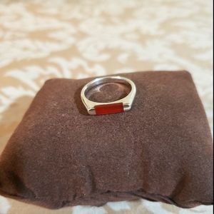 Sterling Silver Jasper Ring size 7